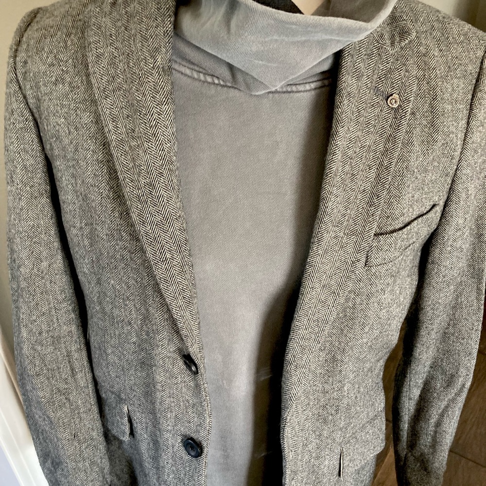 Scotch and Soda Men’s M Twill Wood Overcoat